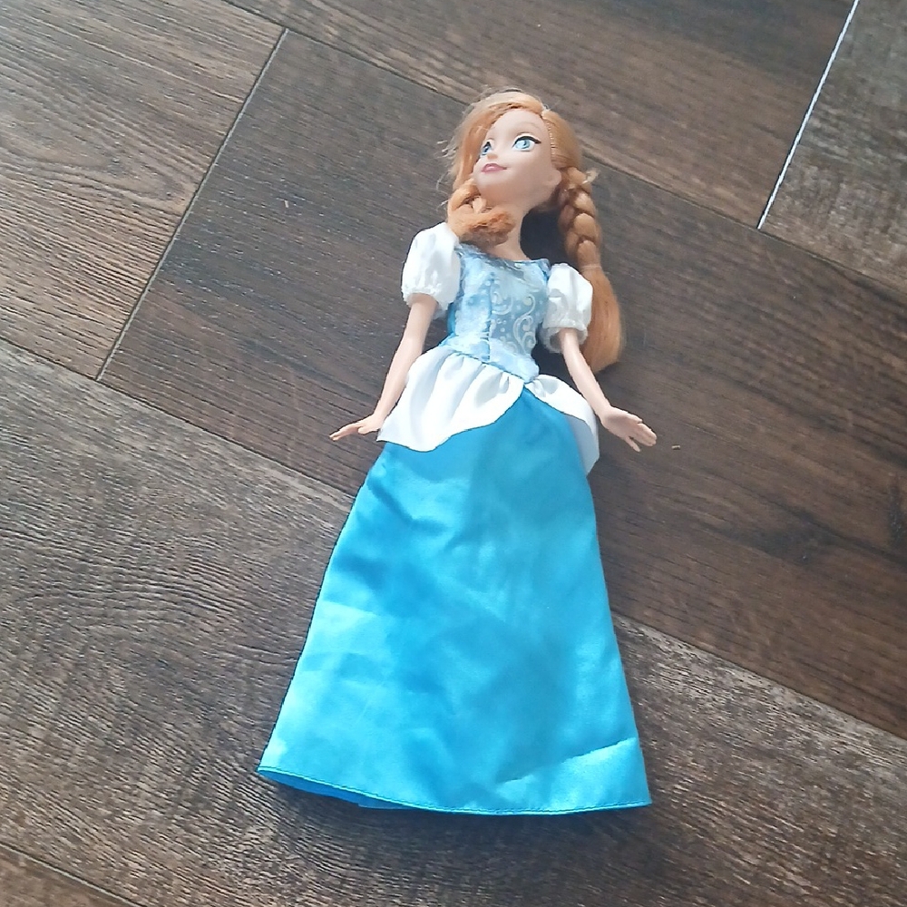 Mattel Frozen Doll with Blue and White Dress